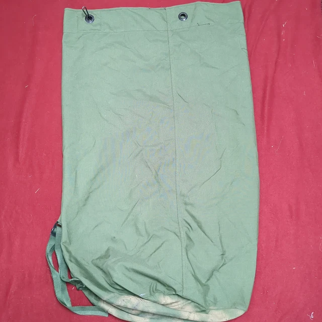 US Military Issue Locking Top Load Nylon Carrying Seabag w Straps Duffle (dfl35)