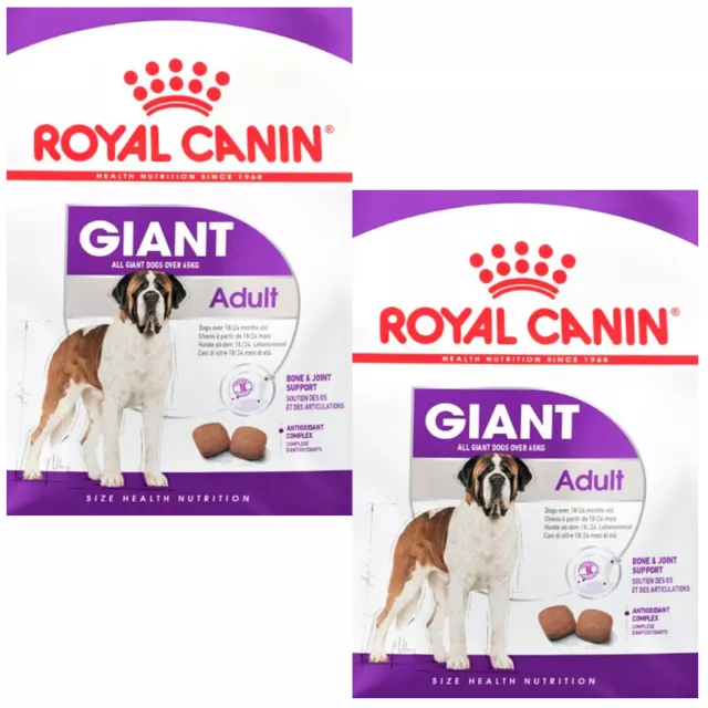 (EUR 4,33 / kg)  Royal Canin Giant Adult für imposante Hunde - 2 x 15 kg