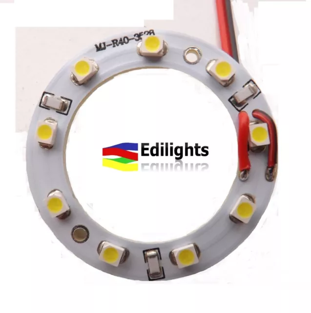 Modulo A Cerchio 9 Led Smd 3528 Ring 40Mm/28Mm 12V Luce Bianca 9000-10000K