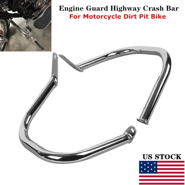 US 2PCS Motorcycle Dirt Pit Bike Modified Engine Guard Highway Crash Bar Stand