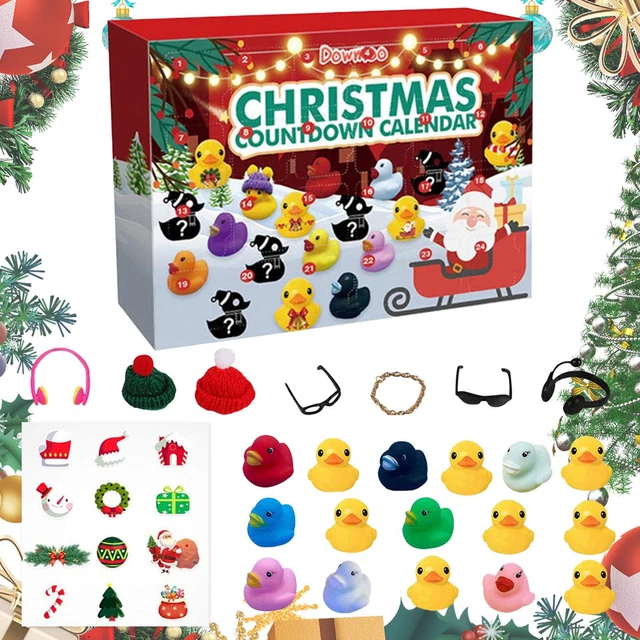 RUBBER DUCK ADVENT Calendar 24 Days Christmas Countdown Calendar