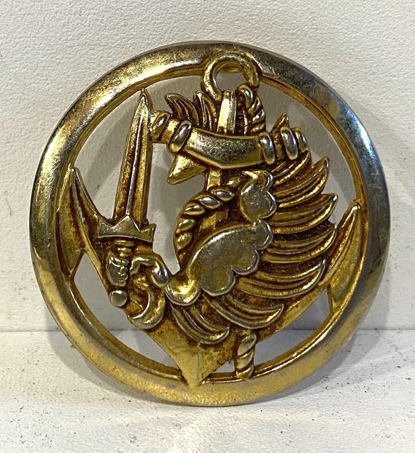 Insigne Béret Para Marine Parachutiste - Bichet Livry-Gargan - Ancien TBE