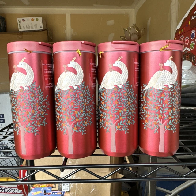 2025 STARBUCKS YEAR of the Dragon Lunar New Year Insulated Tumbler 12oz