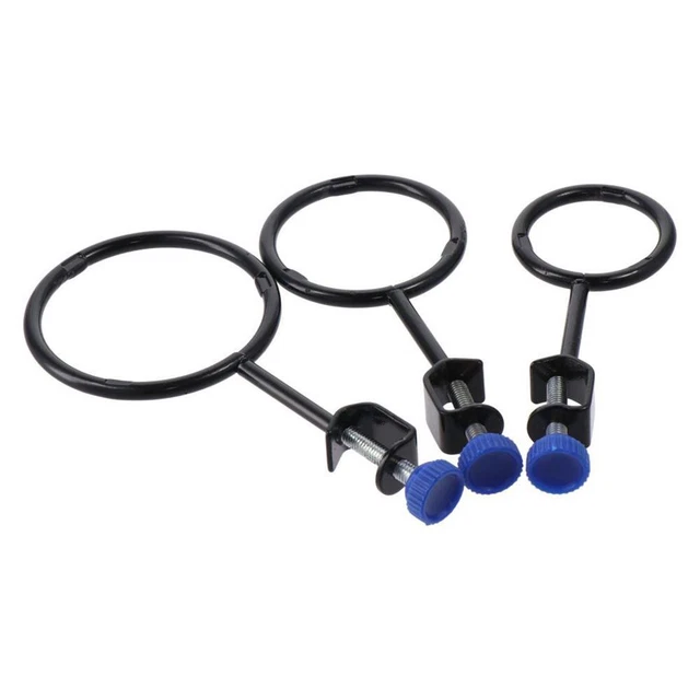 2 Sets Black Lab Stand Support Lab Metalware Equipment  Classroom, Chemistry