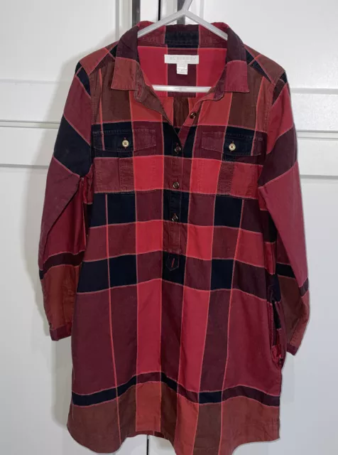 Authentic Burberry Girls’ Shirtdress w/Pockets - Size 8y *READ*