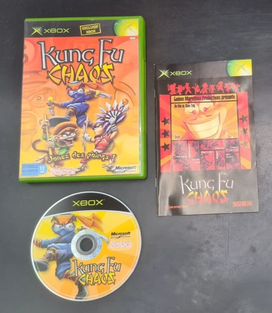Kung Fu Chaos - Microsoft XBOX - Complet - PAL FRA - Très Bon Etat