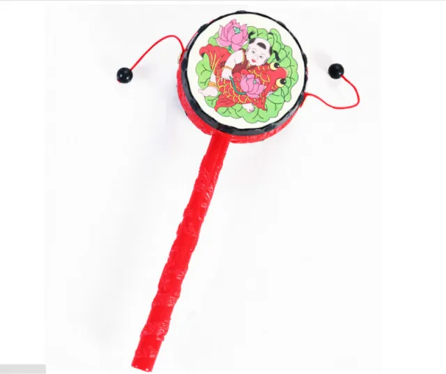 Chinese Traditional Rattle Drums Classic Toys Noise Maker Baby ToyH-wf