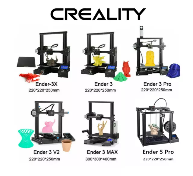 Newest Original Creality Ender 3 V2 / 3 Pro/ 5/ 5 Pro 3D Printer /Lot US Sales