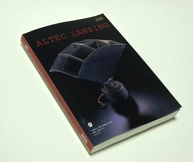 ALTEC LANSING SPEAKER Vacuum Tube Amplifier Circuit Diagram Guide Book