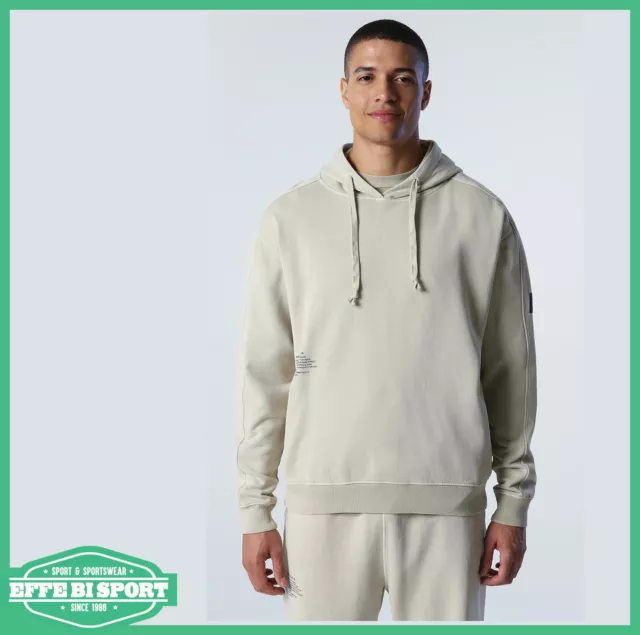 Felpa North Sails uomo con cappuccio maglia manica lunga tempo libero logo moda