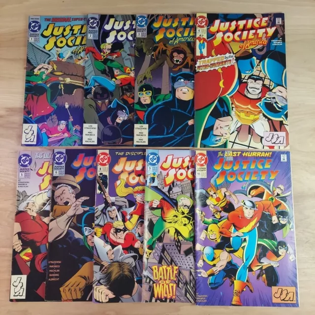 Justice Society of America #1-10 DC Comics (1992) 1st App Jesse Chambers LOT