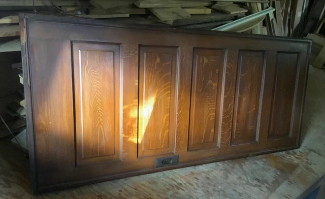 two 1900s oak pocket doors 36" x 7'