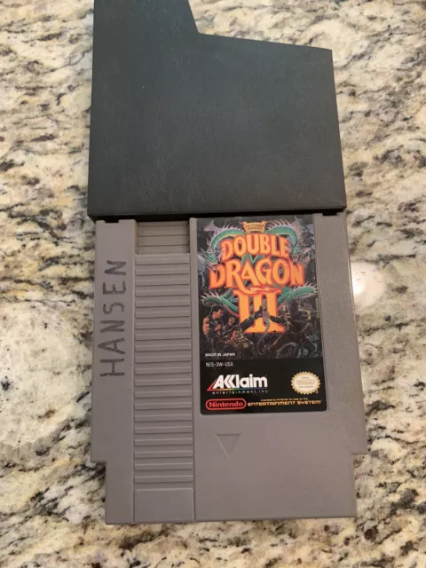 Double Dragon III The Sacred Stones for Nintendo NES - Cleaned, Tested