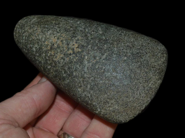 Celt Fayette Co Illinois Indian Artifact Tool Hardstone Collectible Granger Coa