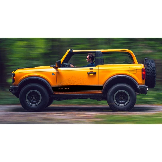 FORD BRONCO 20212024 BADLANDS LOGO Vinyl Side Decals 2DR Off Road