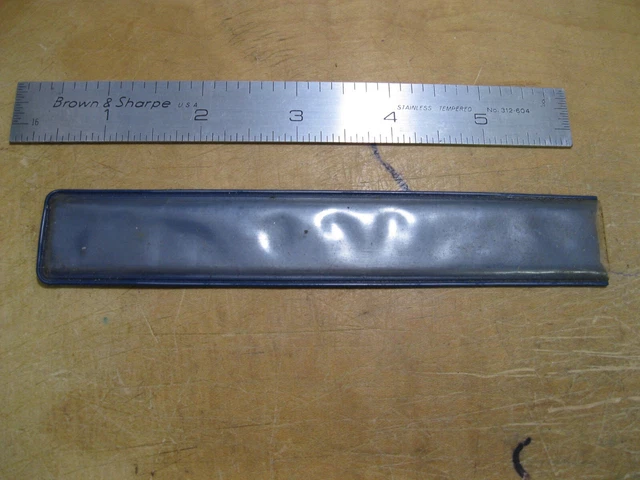 Brown & Sharpe-6" Stainless Tempered-No.312-604-Rigid Ruler W/Sleeve