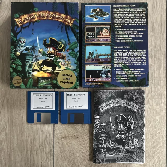 Traps‘n‘Treasures / Commodore Amiga 3,5“ Disk / Starbyte / very rare / tested👍