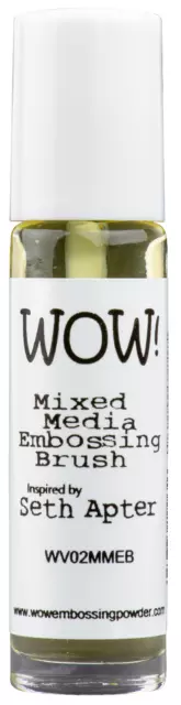 Wow Mixed Media Embossing Brush & Fluid 10ml For Textured Powders Craft 02MMEB