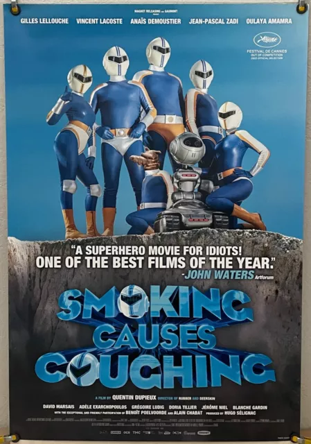 Smoking Causes Coughing Ds Rolled Orig 1Sh Movie Poster Quentin Dupieux (2022)