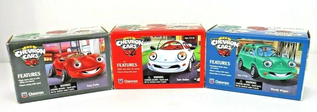 Chevron Car Complete Set Sam Sedan Wendy Wagon Tony Turbo Movable Part 1996 NEW
