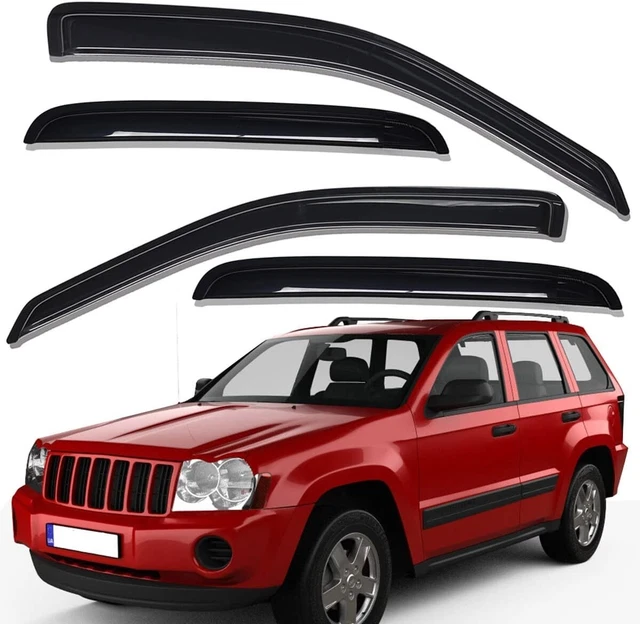 Jeep Grand Cherokee Shatterproof In-Channel Rain Guards For 2011 - Foto 7