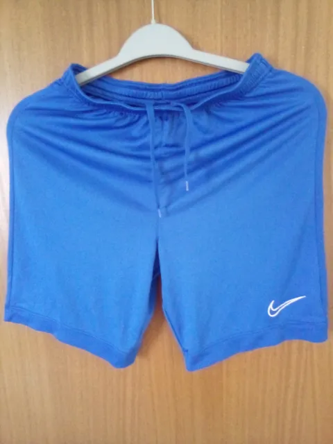 Pantaloncini bambini unisex XL da 158 cm a 170 cm Nike DRI Fit blu chiaro cordino...