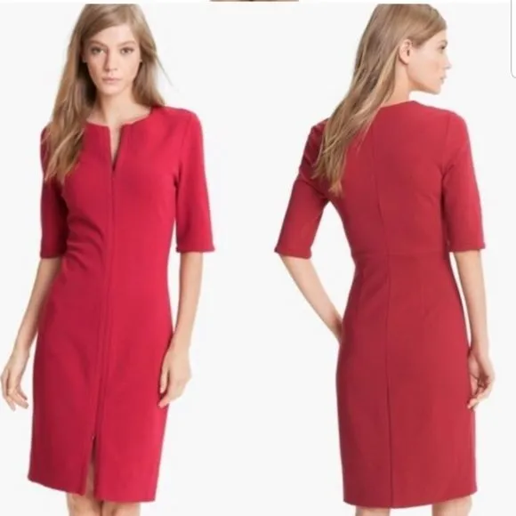Diane von Furstenberg Red Saturn Dress Work to Play New Womens Size 2 DVF Sexy