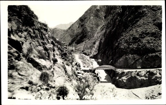 Postcard Mendoza Argentina, bridge, mountains - 3894547