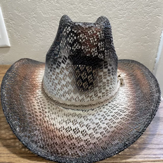 Western Cowboy Hat Sombreros Finos Size 7 56 cm Hecho En Mexico EUC Vintage