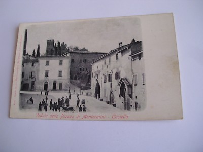 p. calesse non sped f veduta della Piazza di Montecatini Castello Pistoia 