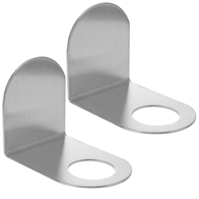2 piezas botellas de gel de ducha montadas en pared estante gancho champú soporte para botellas gancho