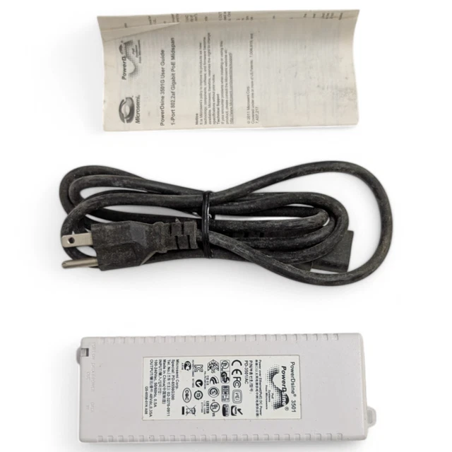 Microsemi PowerDsine PD-9001GR Gigabit PoE Injector (PD-9001GR/AC