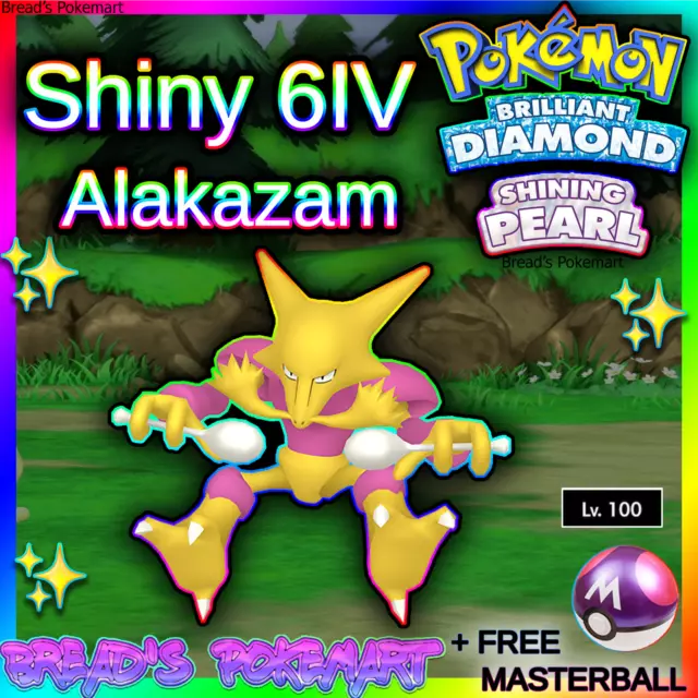 ✨6IV Shiny Alakazam✨ - Isle of Armor - Pokemon Sword and Shield - 100% Legal