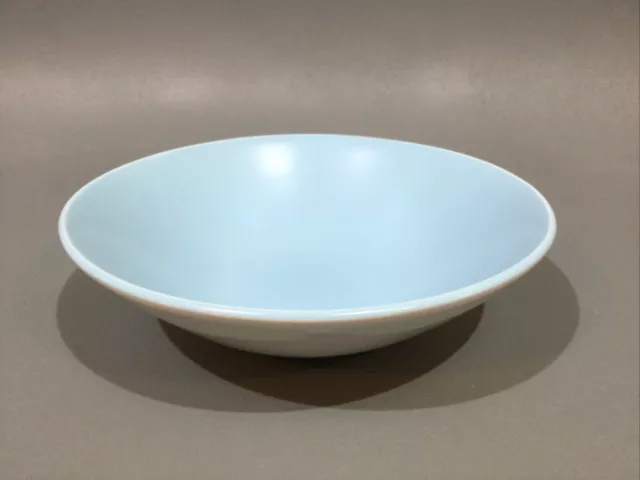 Poole Pottery Twintone “ Sky Blue & Dove Grey  “ Soup / Cereal Bowl