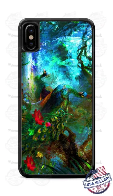 Colorful Peacock Beautiful Bird Phone Case For iPhone Samsung Google LG