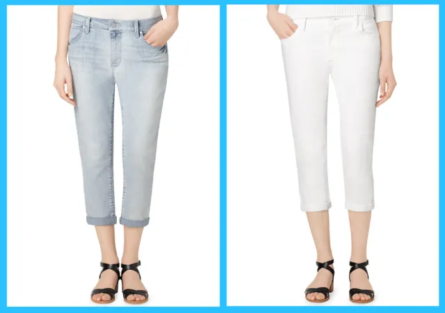 Calvin Klein Jeans ~ Boyfriend Cropped Women's Ankle Jeans $70 NWT
