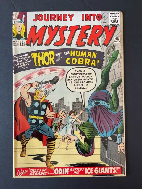 Journey Into Mystery #98 - 1st Appearance of Cobra (Marvel, 1962) VG