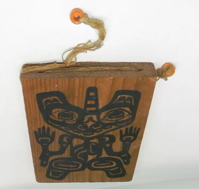 Antique Painted Cedarwood Northwest Coast HAIDA Rattle ESTATE FRESH. Antique Painted Cedarwood Northwest Coast HAIDA Rattle ESTATE FRESH.