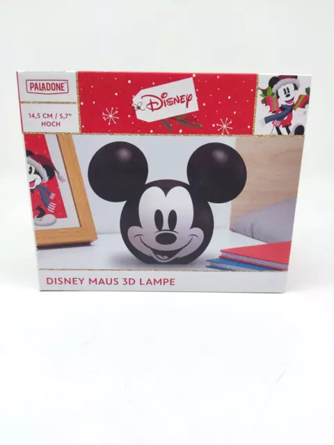 Disney Micky Mouse Lampe, Nachtlicht, 3-D Lampe Mickey Maus Licht - NEU