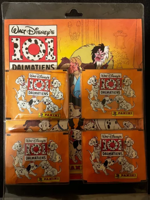 Blister 48 Pochettes + Album Vide Panini 101 Dalmatiens Disney 1995 Collector