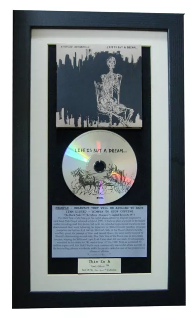 AVENGED SEVENFOLD Life Is But A Dream CLASSIC CD QUALITY FRAMED+FAST GLOBAL SHIP