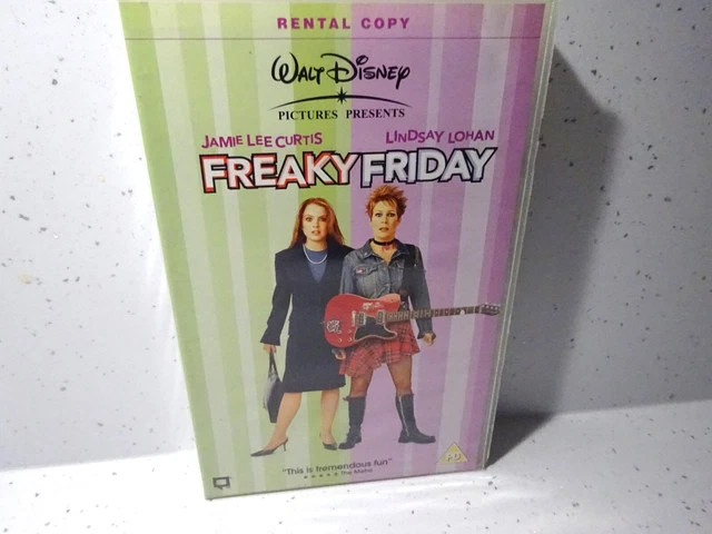 Freaky Friday Disney VHS (2004) Video Big Box Ex Rental - FULLY TESTED