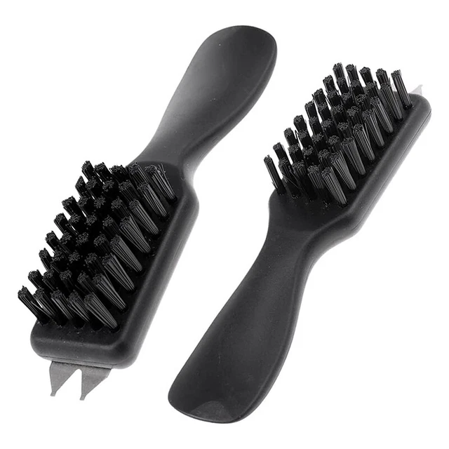 2 pezzi rimozione busto scarpe da golf, setole pulizia ABS, nero Y9A4