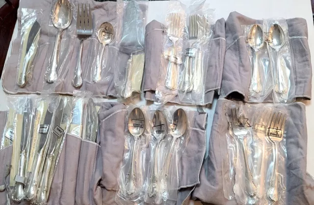 Service for 8 Towle French Provincial Sterling Silver  45pc Set NEVER USED!!!!!!