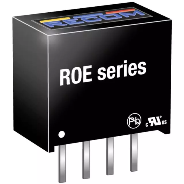 RECOM ROE-0512S Convertisseur CC/CC pour circuits imprimés 12 84 mA 1 W Nbr. de