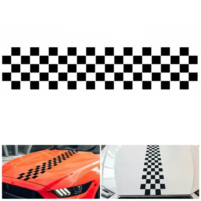 Stilvolle und schützende Rennhaube Streifen Aufkleber Vinyl Aufkleber für Auto
