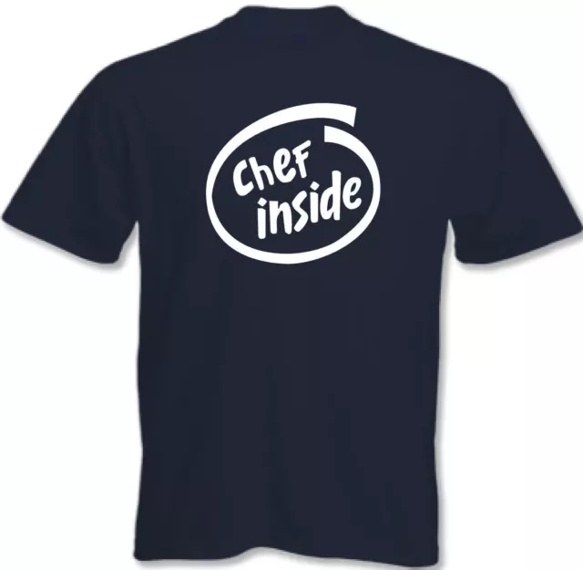 Chef T-Shirt Inside Mens Funny Cooking Gift Present Cook
