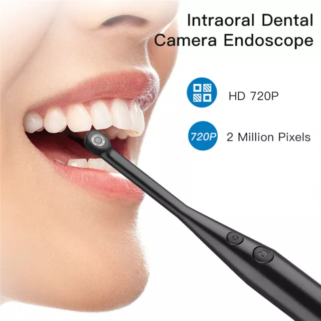 Black 2.0 Mega Pixels Wired USB/ Micro USB HD Dental Intraoral Intra Oral Camera