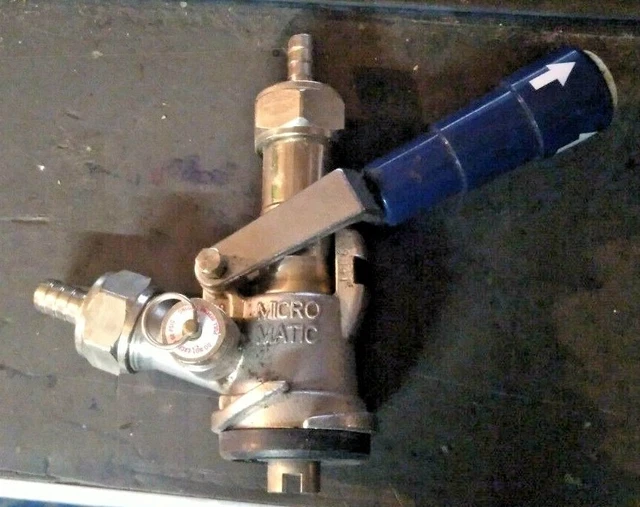 Micro-Matic Beer Keg Coupler For Domestic Beer Draught Systems