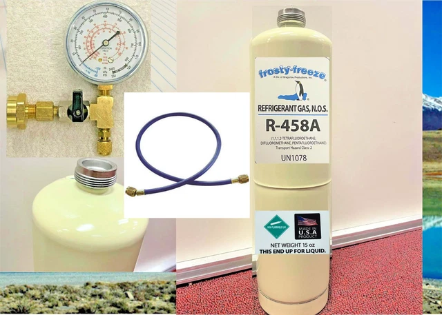 R458a, Refrigerant, EPA APPROVED & eBay Allowed, 15 oz., TDX-20, Bluon, Pro-Kit